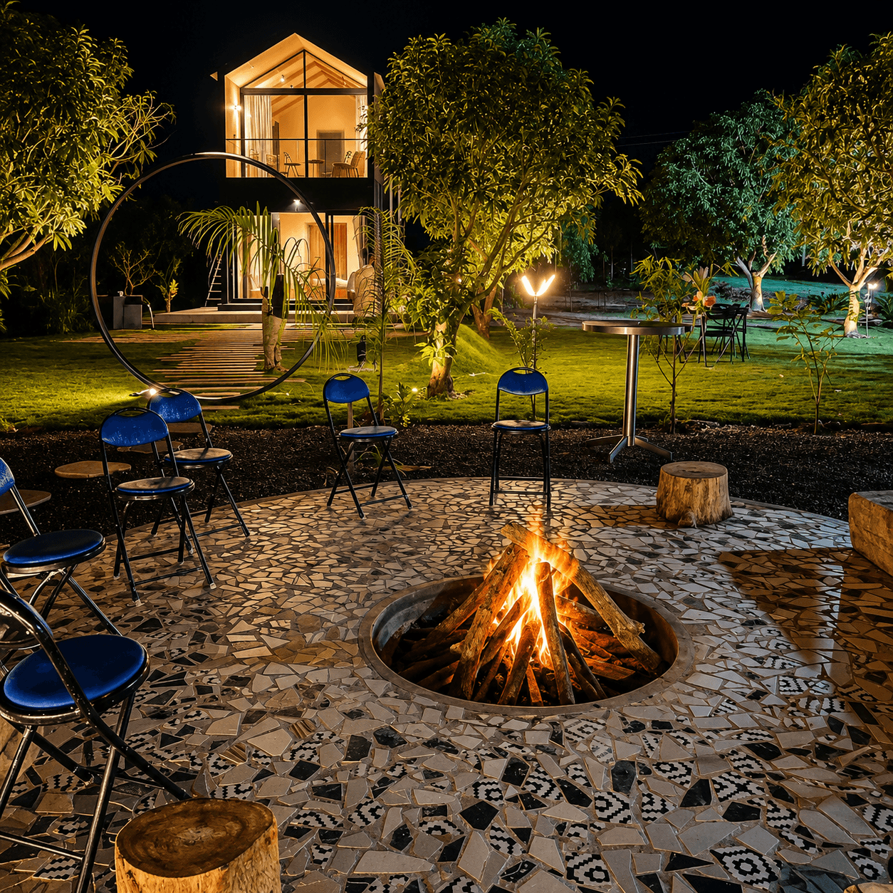 Campfire evenings at Gable Grove